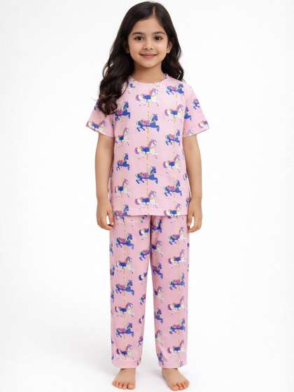 Anthrilo Girls Printed
                    Night suit