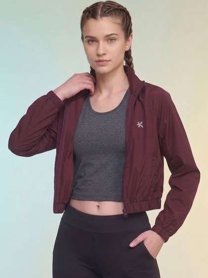HRX by Hrithik
                        Roshan Women Lightweight Crop Training or Gym
                        Sporty Jacket
