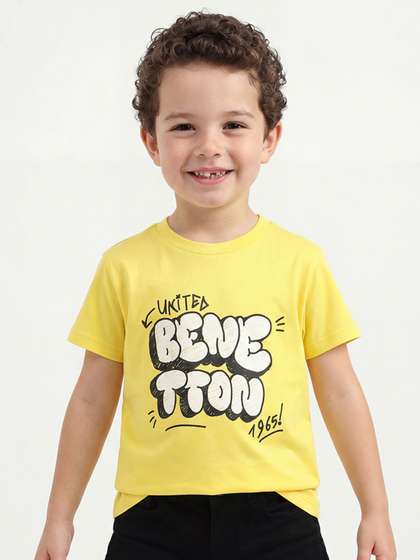 United Colors of
                    Benetton Boys Pure Cotton Tshirts