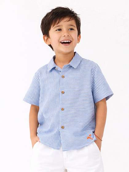 Somersault Boys Multi
                    Stripes Striped Casual Shirt