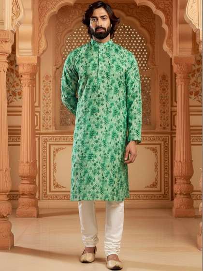 RANGRAAG Men
                          Ethnic Motifs Printed Kurta
