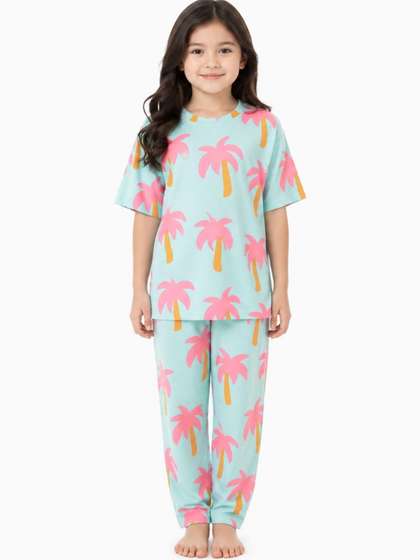 Anthrilo Girls Printed
                      Night suit