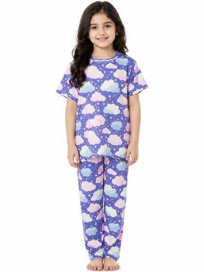 Anthrilo Girls Printed
                    Night suit