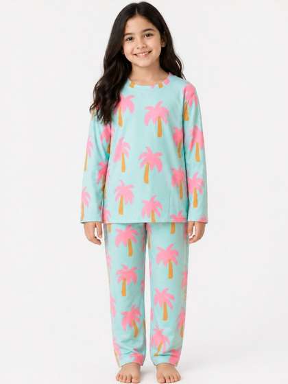 Anthrilo Girls Printed
                      Night suit