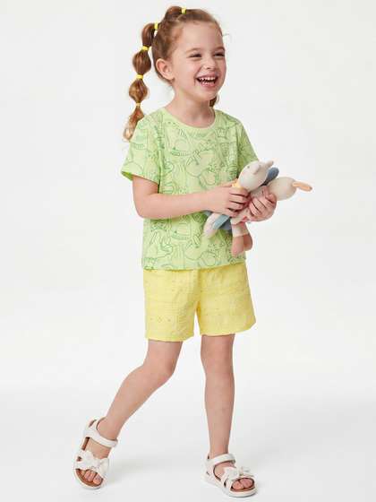 United Colors of
                    Benetton Girls Pure Cotton Tshirts