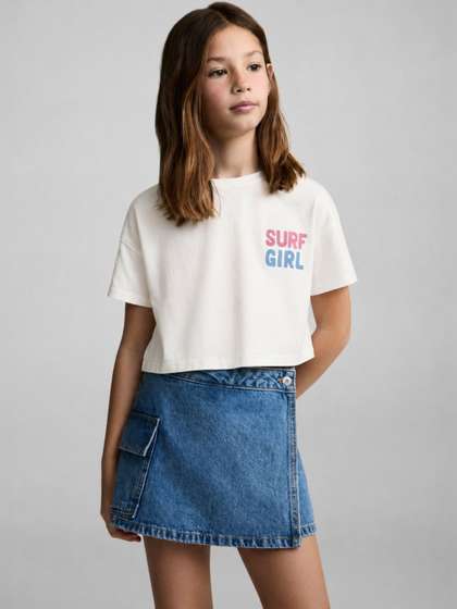 Alan Jones Girls Printed
                    T-shirt