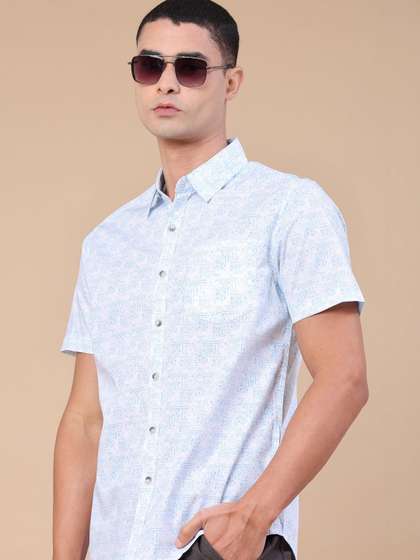 V-Mart Men Cotton
                        Printed Casual Shirt