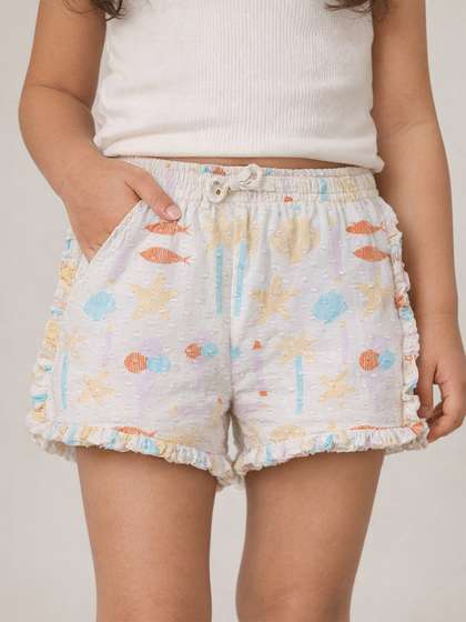 Somersault Girls
                    Conversational Printed Loose Fit Shorts