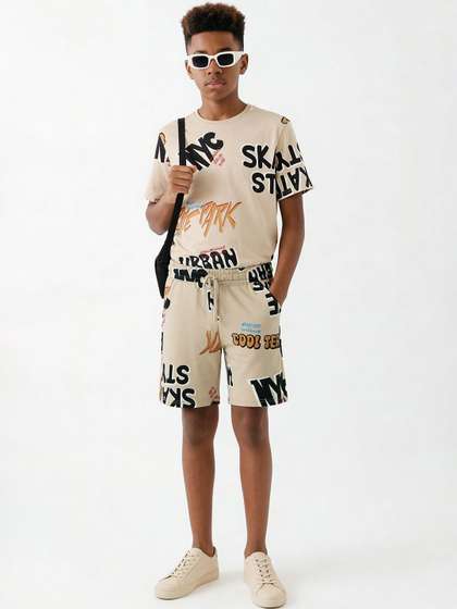 Fame Forever by
                      Lifestyle Boys Typography Printed Shorts