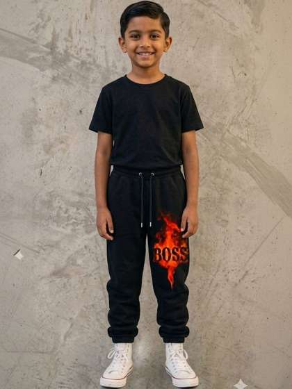 NAKASH Boys Printed
                    Original Trousers
