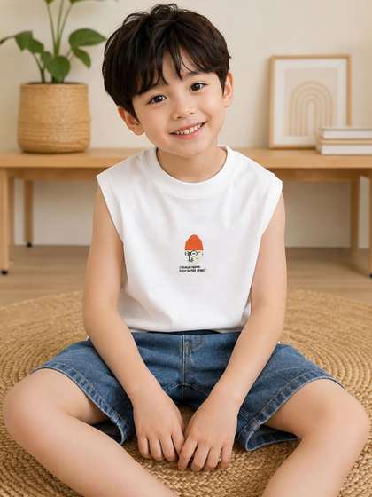 YK Boys Printed T-shirt