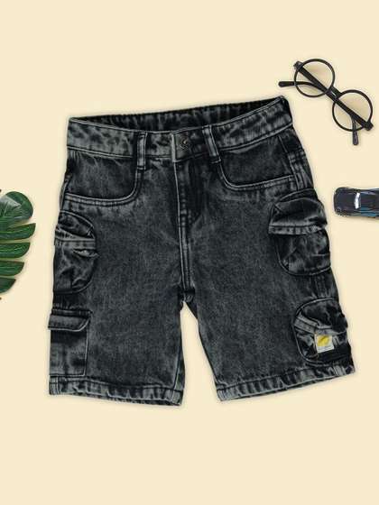 Pantaloons Junior Boys
                      Washed Cargo Shorts Technology