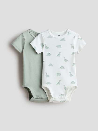 H&M 2-Pack Cotton
                    Bodysuits