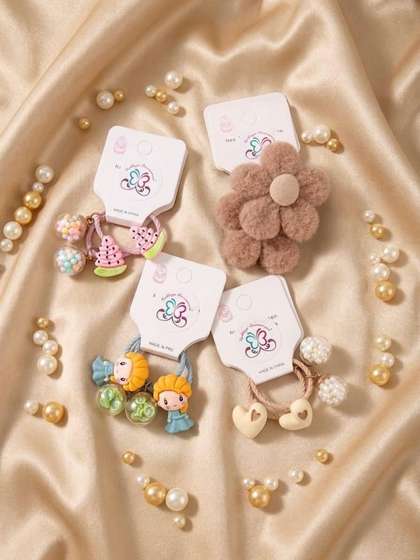 Radhya Accessories Girls
                    Ponytail Holders