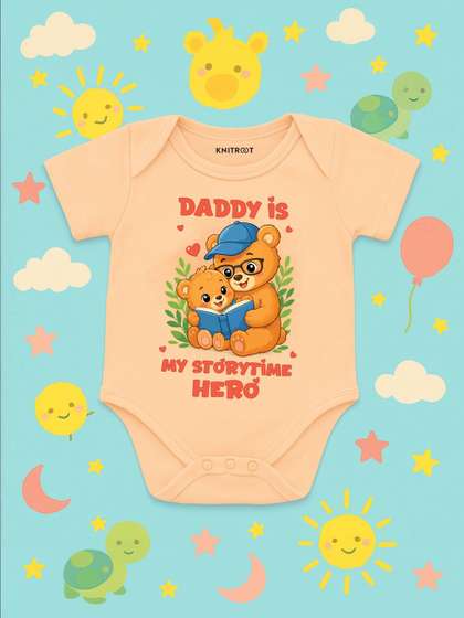 KNITROOT Infants Printed
                    Envelope Neck Bodysuit