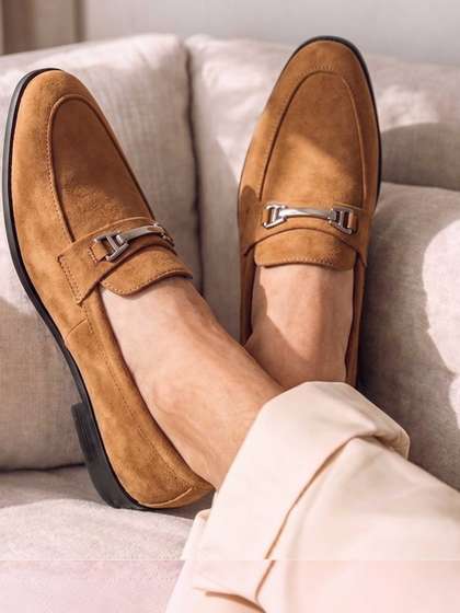 HERE&NOW Men
                        Solid Formal Loafers