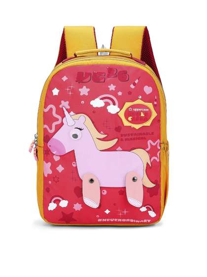 uppercase Girls Graphic
                    Applique Backpack