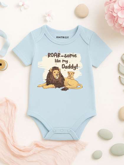 KNITROOT Infants
                      Printed Envelope Neck Bodysuit