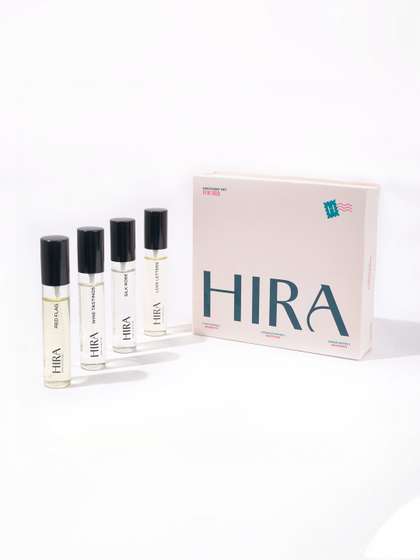 HIRA Women 4Pc
                      Perfume- Love Letters, Wine Tasting, Summer
                      Afternoons & Red Flag 10ml Each