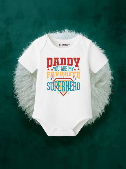 KNITROOT Infants
                      Printed Envelope Neck Bodysuit
