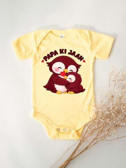 KNITROOT Infants Printed
                    Envelope Neck Bodysuit