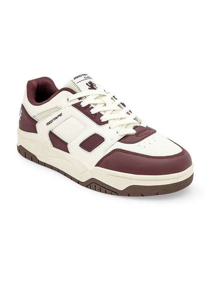 Red Tape Men
                            Colourblocked Lace-Ups Round Toe Sneakers