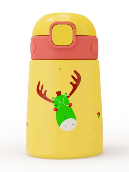 Rabitat Yellow &
                    Green Single Stainless Steel Cartoon Characters
                    Water Bottle