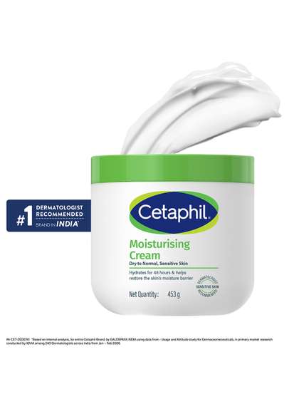 Cetaphil Moisturising Cream for Face & Body with Niacinamide & Vitamin B5 - 450 g
