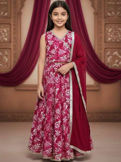 KALINI Girls
                        Embellished Ready to Wear Lehenga & Blouse
                        With Dupatta