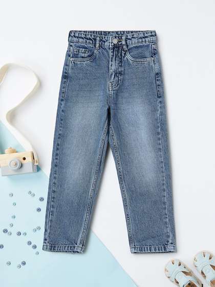 max Boys Regular Fit
                    Mid-Rise Light Fade Jeans