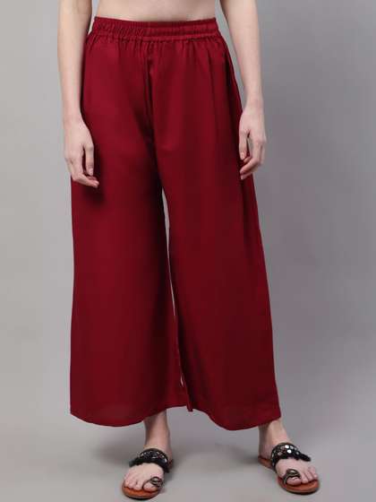 KALINI Women 2
                          Flared Ethnic Palazzos