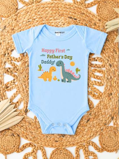 KNITROOT Infants Printed
                    Envelope Neck Bodysuit