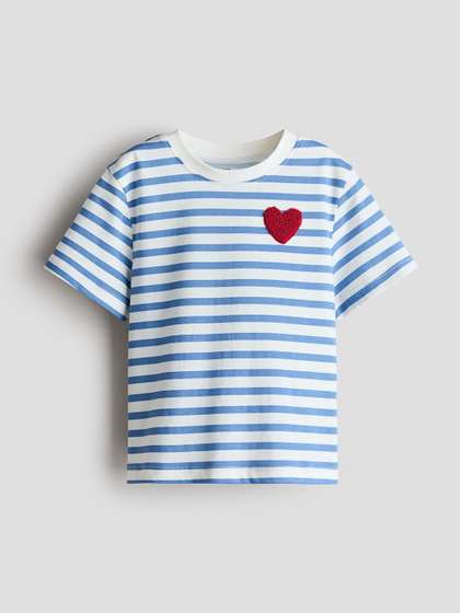 H&M Girls Striped
                    T-shirt