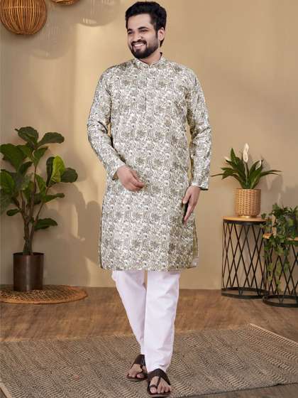 SZN Men Ethnic
                        Motifs Printed Kurta