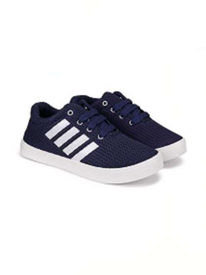 BERSACHE Unisex Kids
                        Striped Sneakers