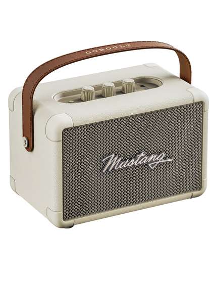 GOBOULT Mustang GT 40,
                      Dual Drivers, Bass Radiator Speaker (Oxford White,
                      Stereo Channel)