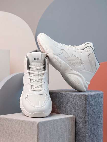 HRX by Hrithik
                        Roshan Women Colourblocked High-Top Sneakers