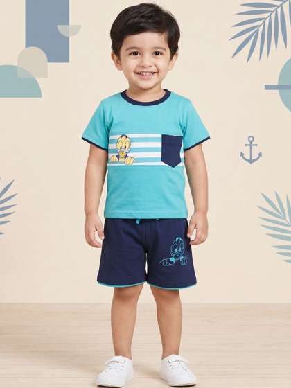 Wonder Klothes
                          Unisex Kids Printed T-shirt with Shorts