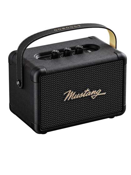 GOBOULT Mustang GT 40,
                    Dual Drivers, Bass Radiator Speaker (Apex Black,
                    Stereo Channel)