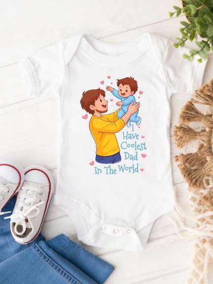 KNITROOT Infants Printed
                    Envelope Neck Bodysuit