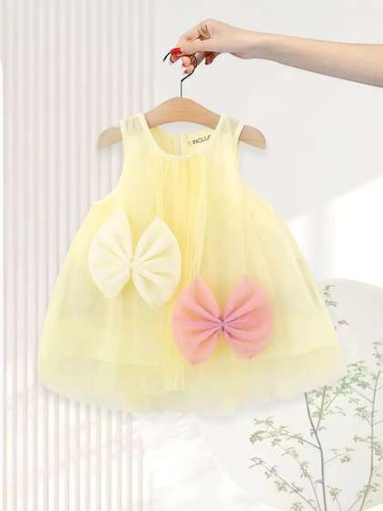 INCLUD Bow A-Line
                    Sleeveless Dress