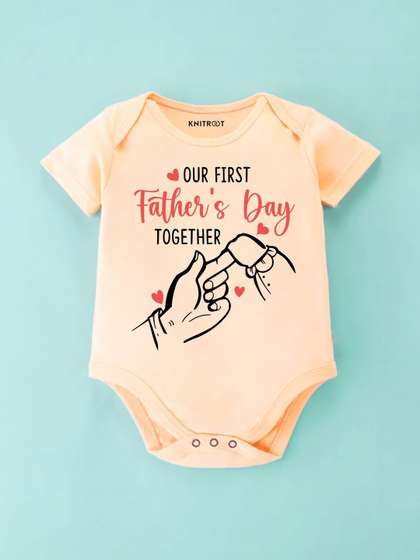 KNITROOT Infants Printed
                    Envelope Neck Bodysuit