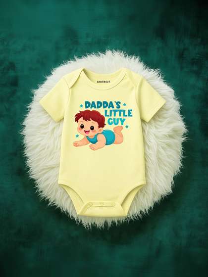 KNITROOT Infants
                      Printed Envelope Neck Bodysuit