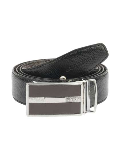 Cazzano Men Textured
                      PU Reversible Formal Belt