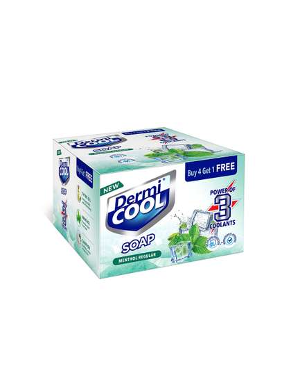 DermiCOOL Set of 5
                        Soap with The Power Of 3 Coolants - 125 g each