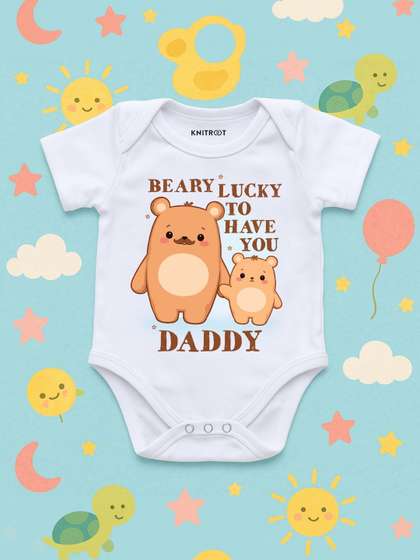 KNITROOT Infants Printed
                    Envelope Neck Bodysuit