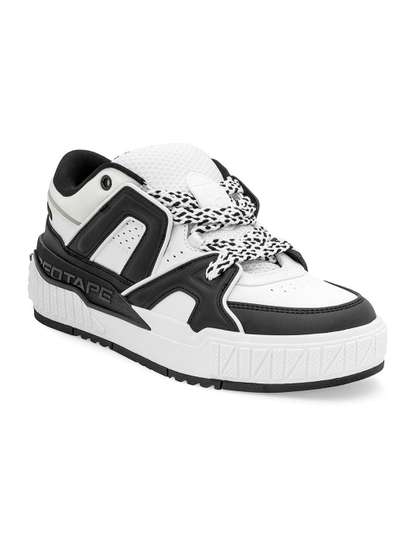 Red Tape Men
                          Textured Round Toe Memory Foam Sneakers