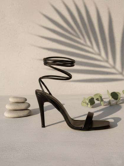 JM Looks Women Open
                        Toe Stiletto Gladiators