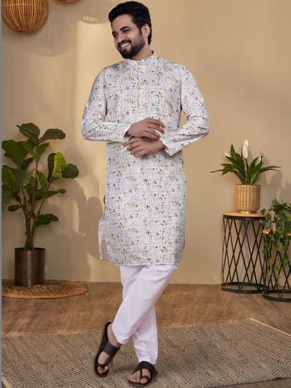 SZN Men Printed
                          Kurta