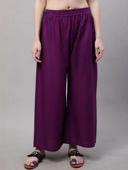 KALINI Women 2
                          Flared Ethnic Palazzos